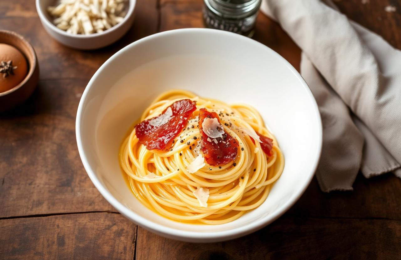 Classic Spaghetti Carbonara the Roman Way