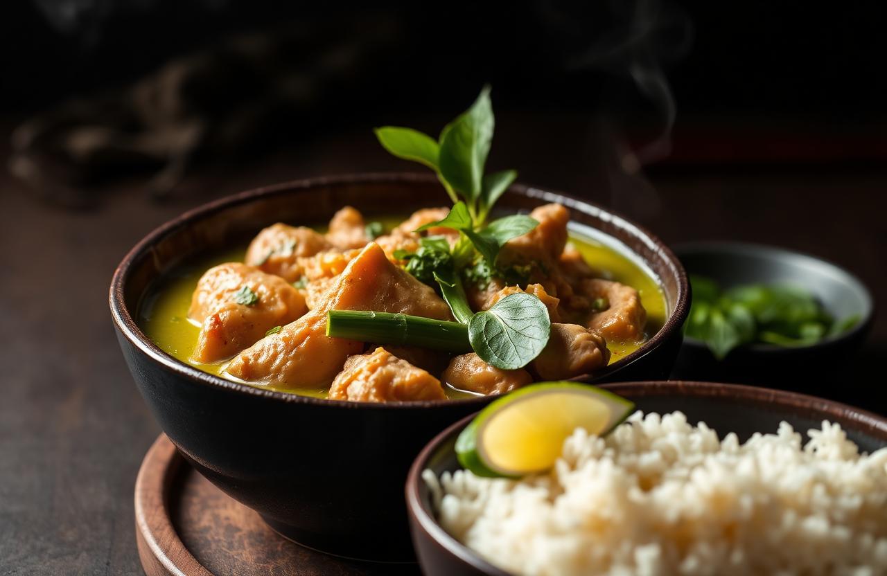 Fragrant Thai Green Curry with Chicken