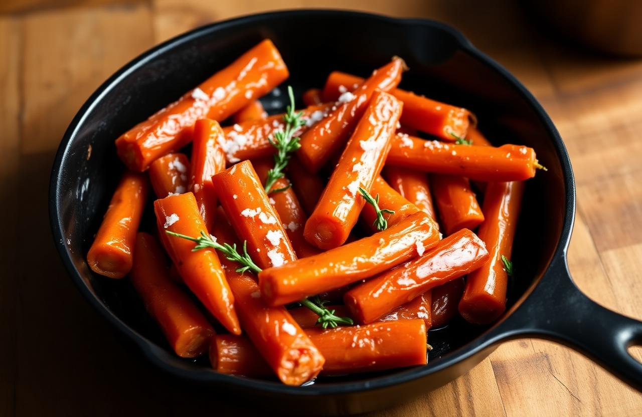Honey Glazed Carrots with Thyme
