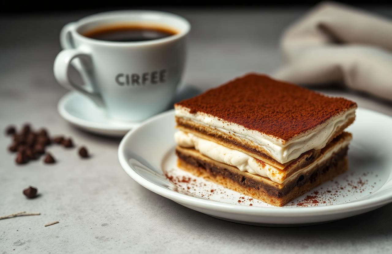 Classic Tiramisu with Mascarpone and Espresso