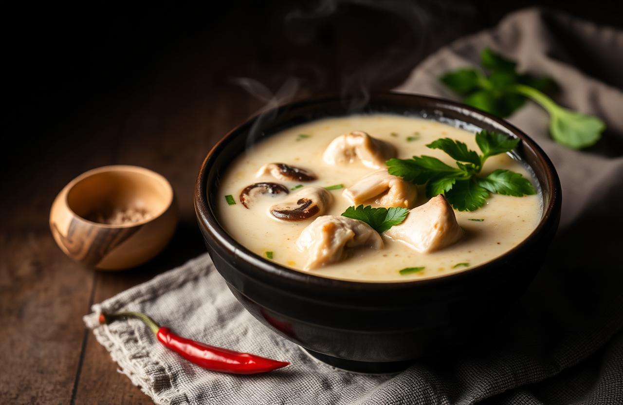 Tom Kha Gai: Thai Coconut Chicken Soup